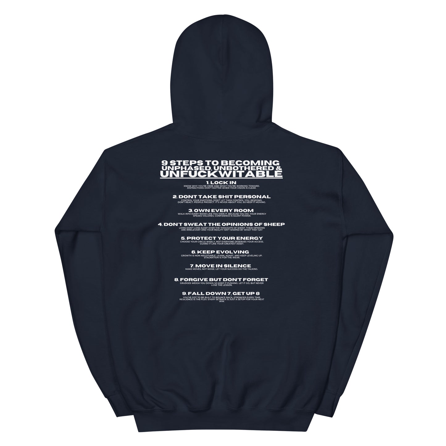 Unfuckwitable: 9 Steps Hoodie