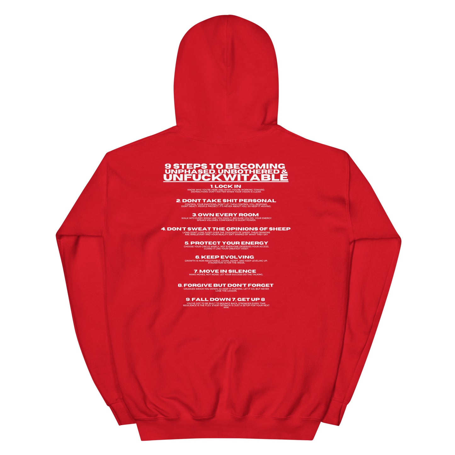 Unfuckwitable: 9 Steps Hoodie