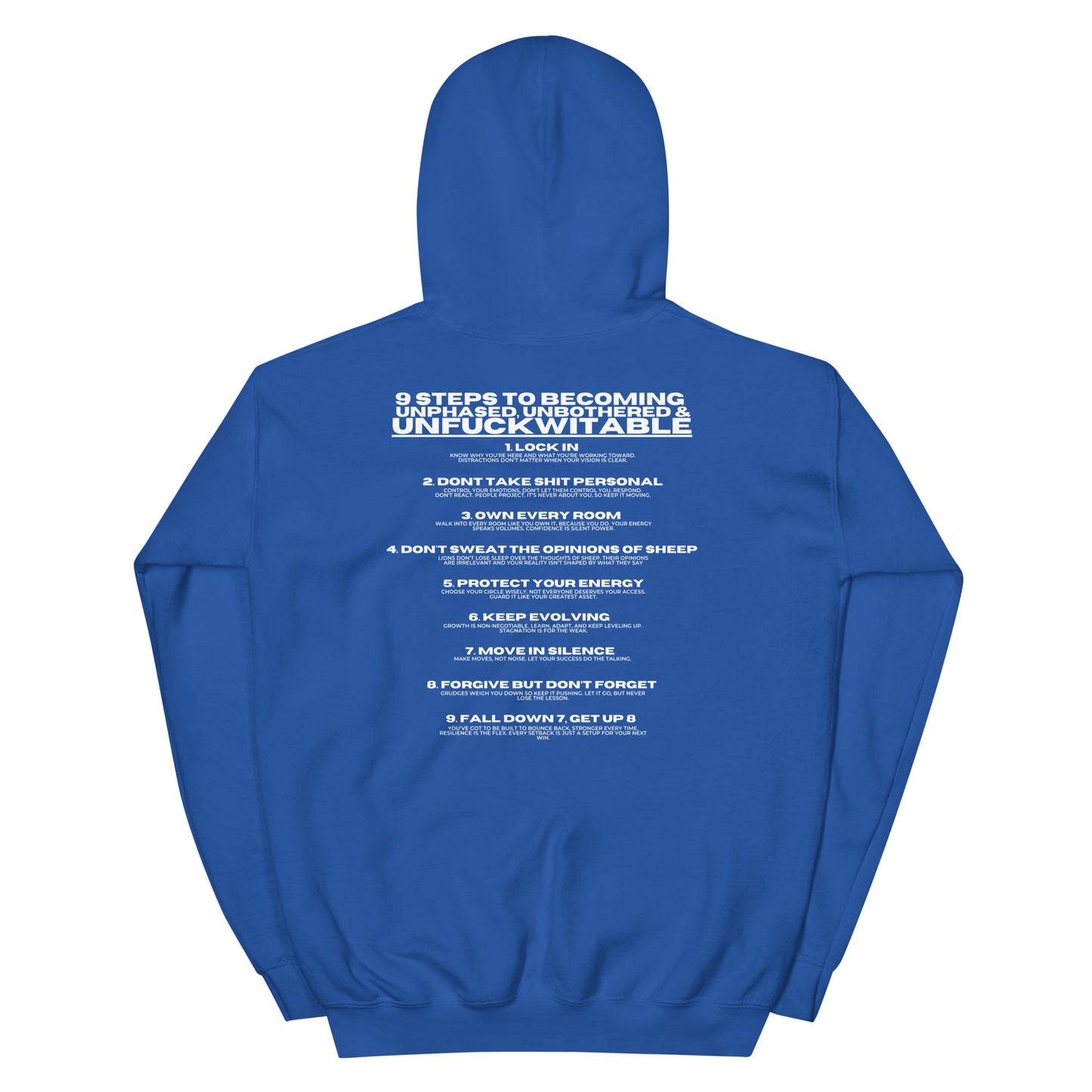 Unfuckwitable: 9 Steps Hoodie