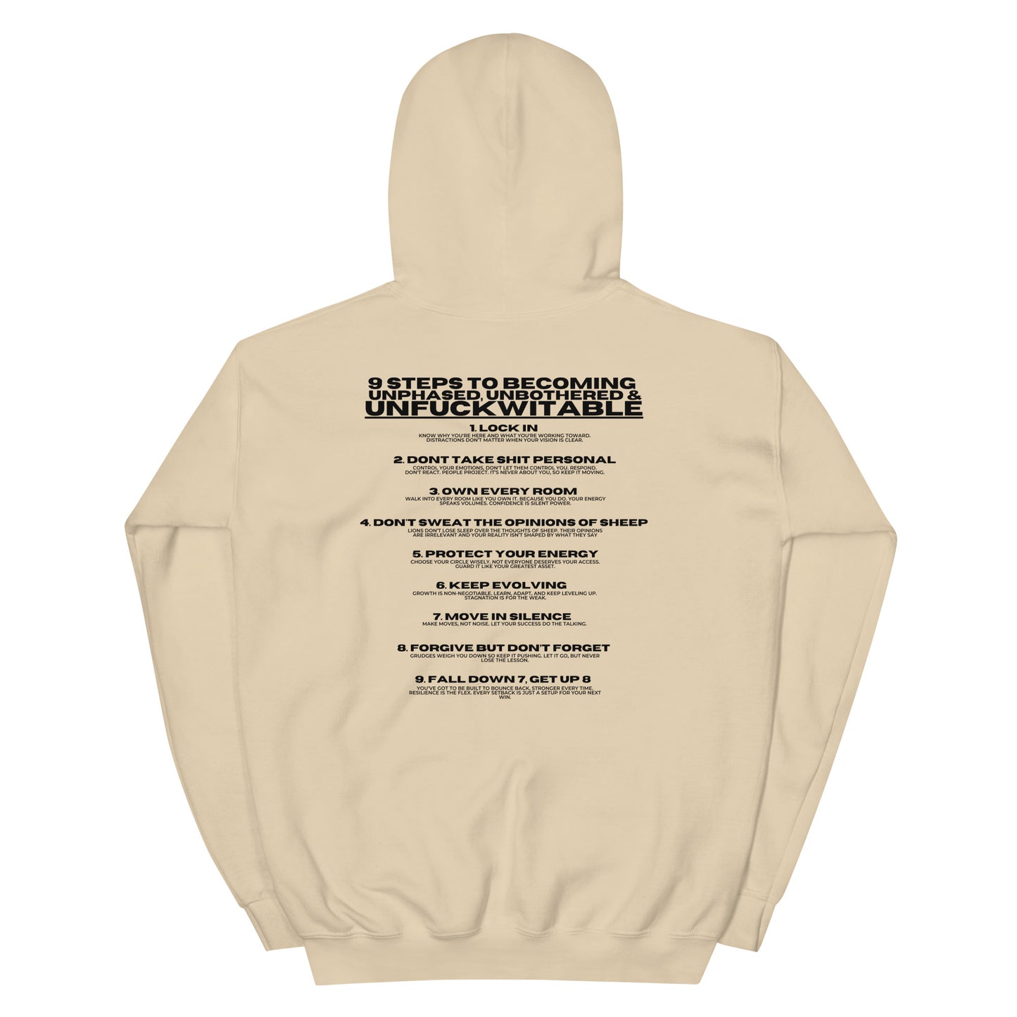 Unfuckwitable: 9 Steps Hoodie