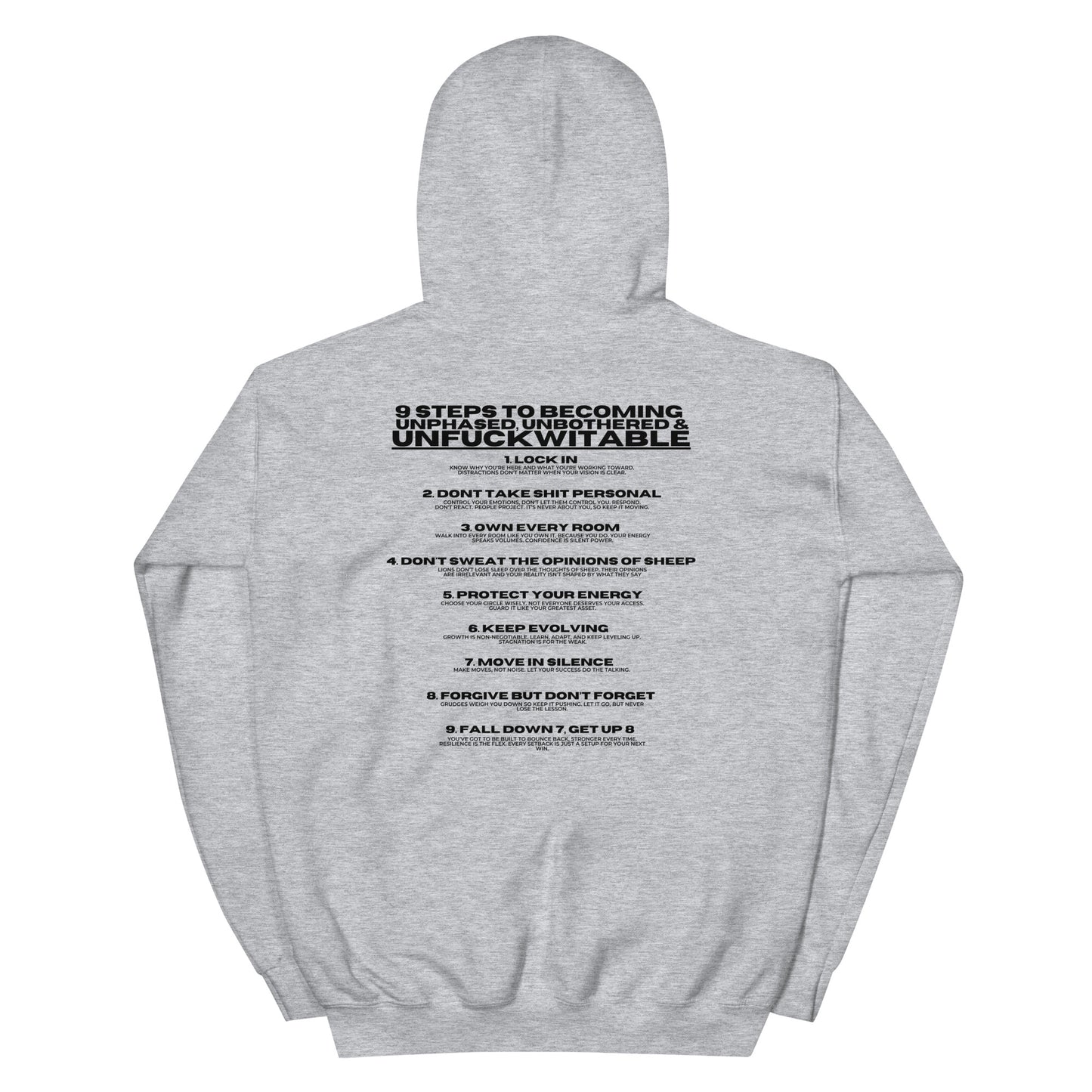 Unfuckwitable: 9 Steps Hoodie